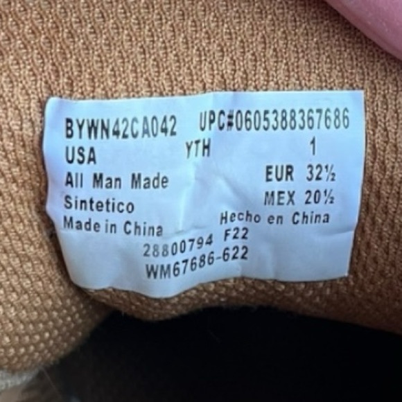 Wonder Nation Tan Work Boots - Picture 11 of 14